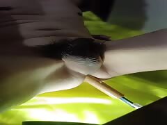 Playing with a toy stick